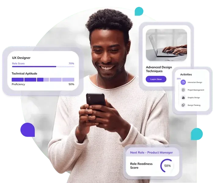 image of man with mobile